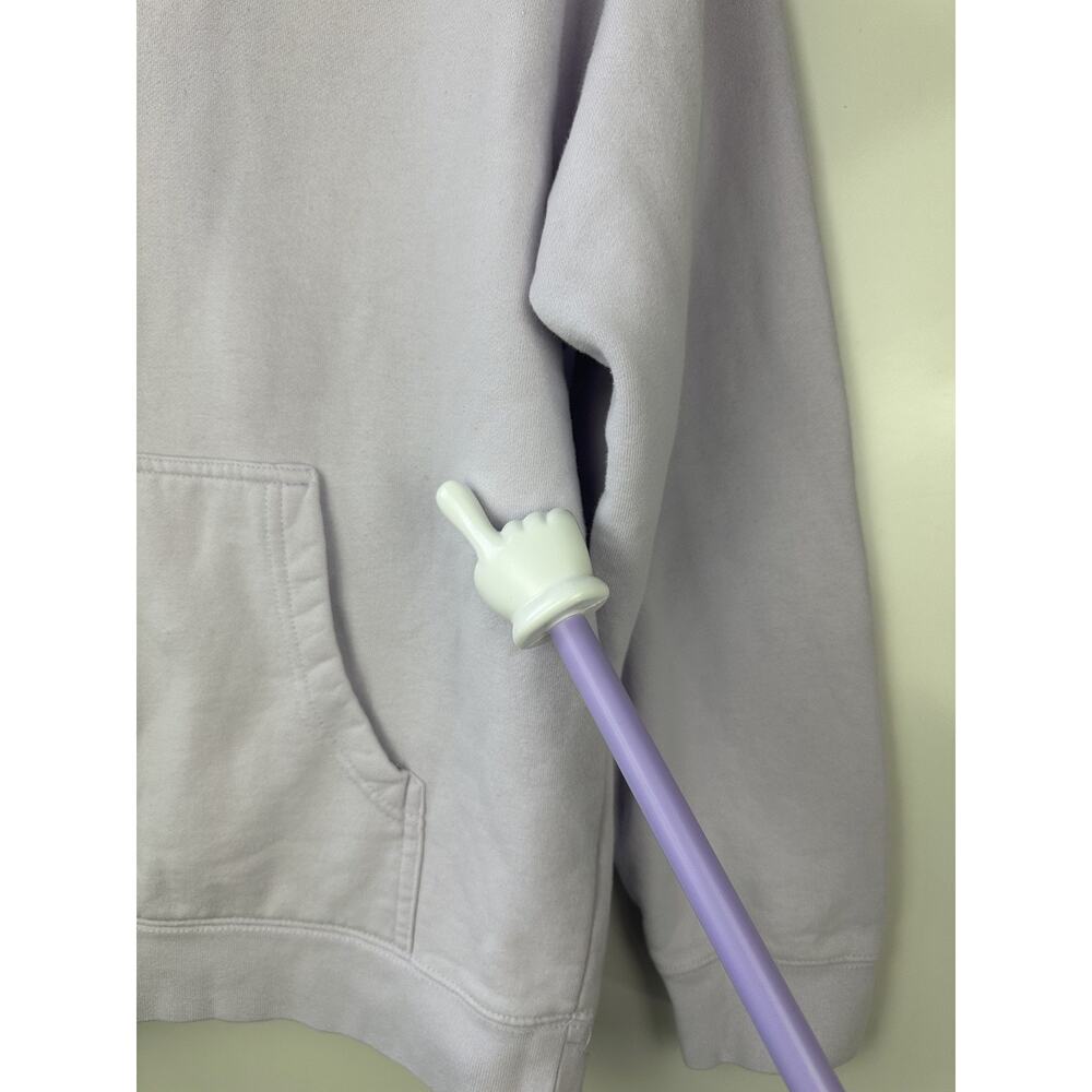 Glossier Limited Edition Lavender Hoodie Embroidered Pullover Sweatshirt Medium - Picture 15 of 16